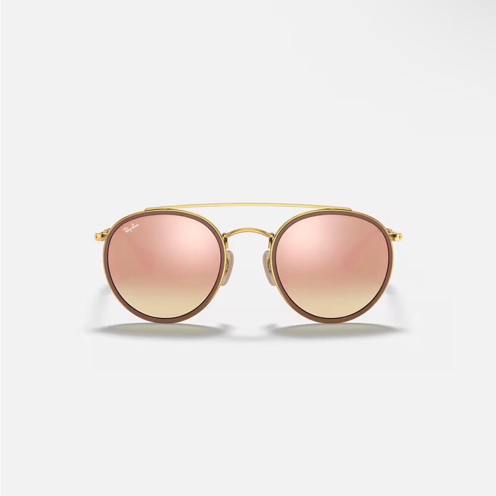 Ray Ban - Round Double Bridge Sunglasses